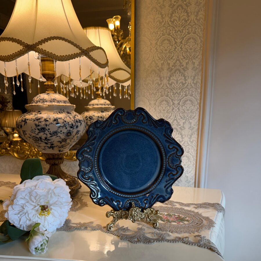"Bleu Vintage Charme, 10" plate