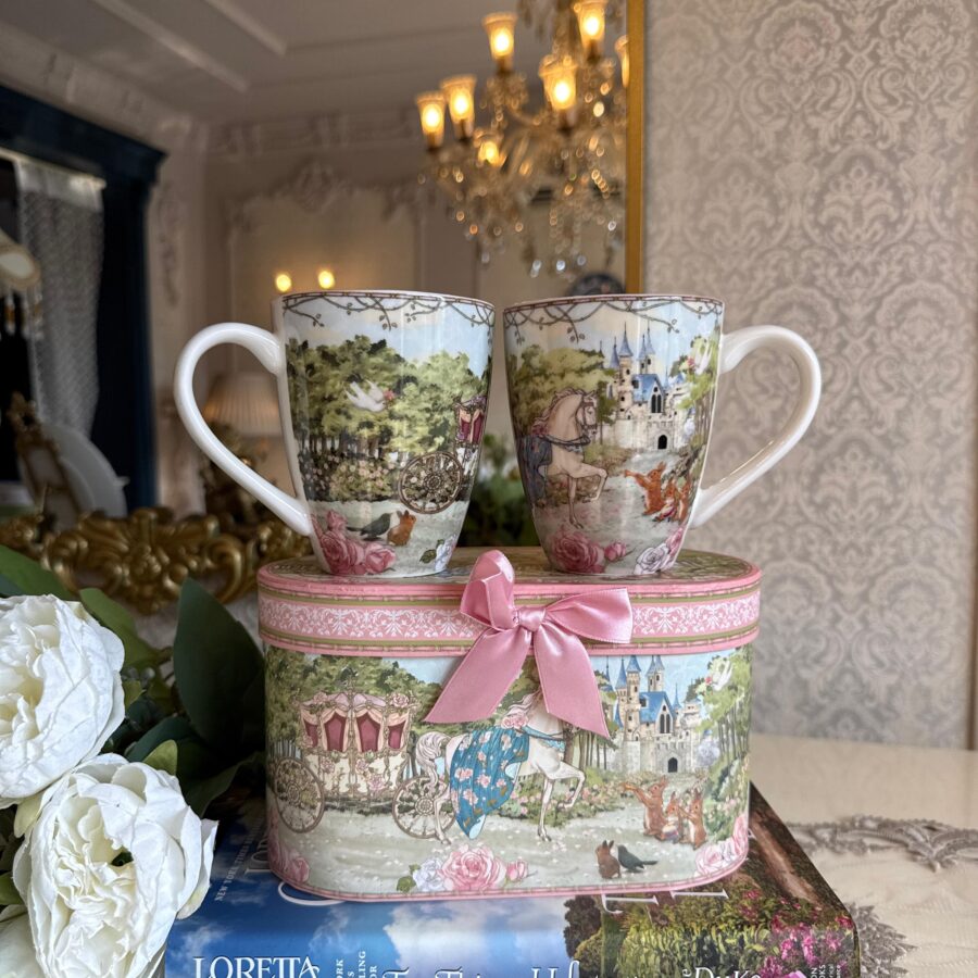 Chinoiserie Coffee Mug Duo