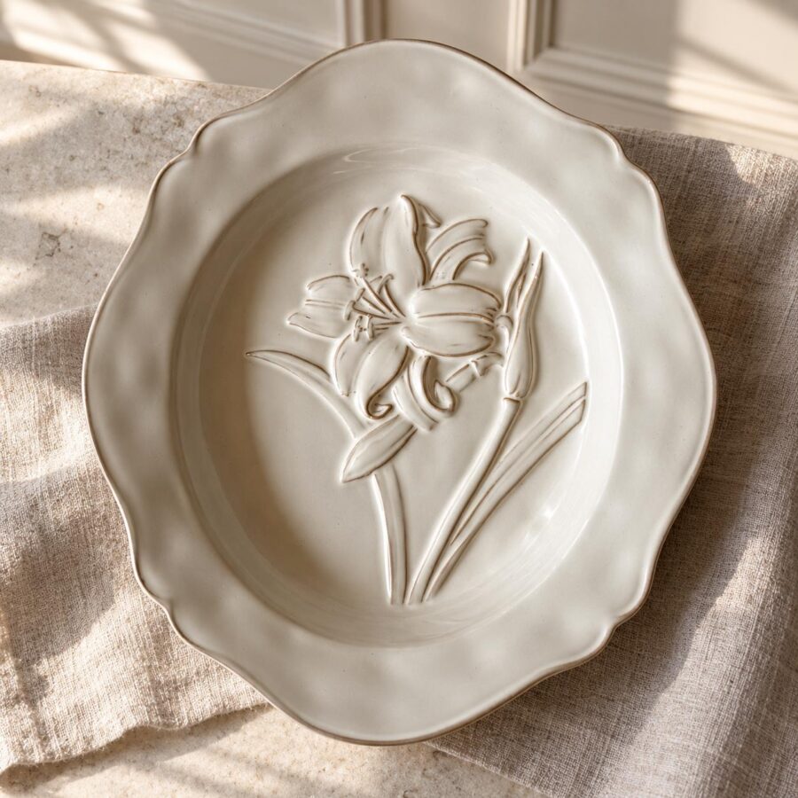 Maison Élysée Embossed Platter