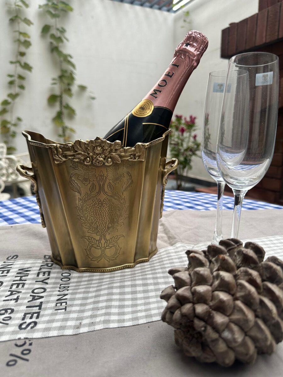 Luxurious Brass Heritage Champagne Bucket 2