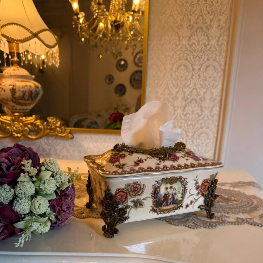 19th-century grandeur Victorian Tissue Holder