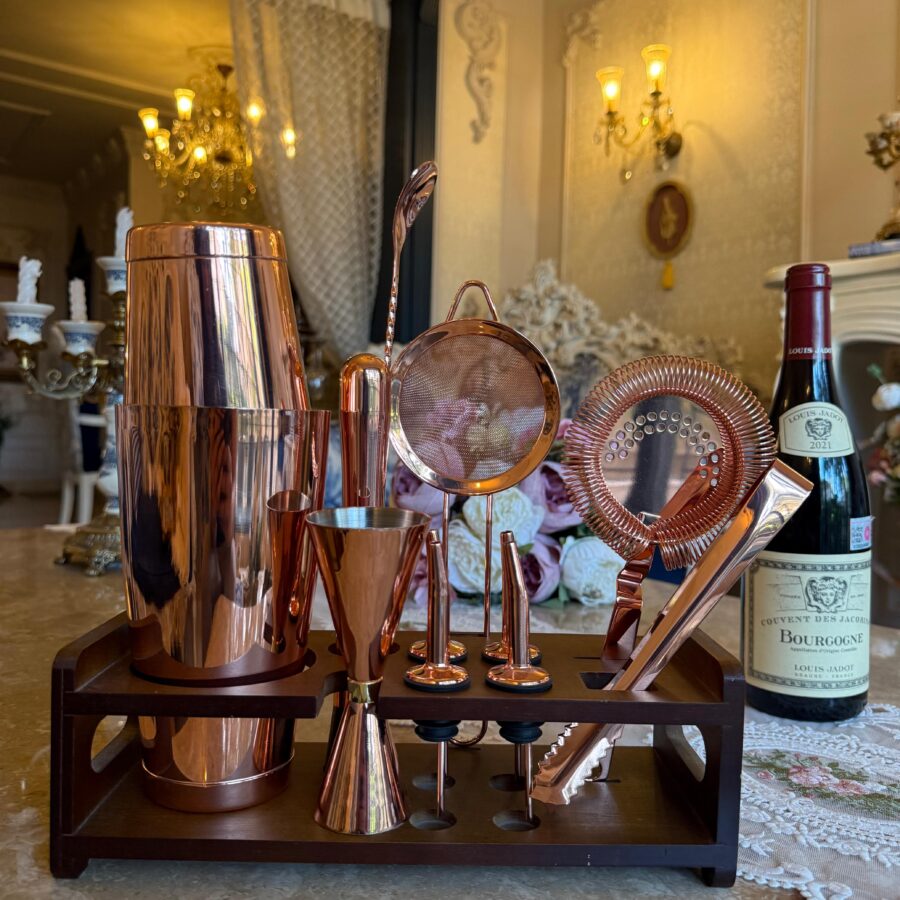 Rosewood Radiance Bar Ensemble - 12 Piece Set