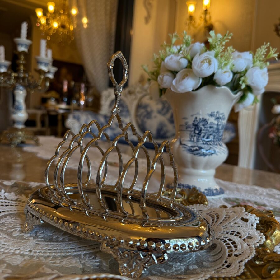 Victorian Brass Toast Rack