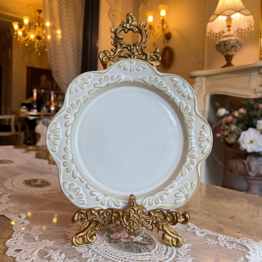 Belle Fleur Ivory 11"plate