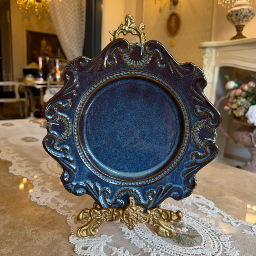 "Bleu Vintage Charme, 10" plate