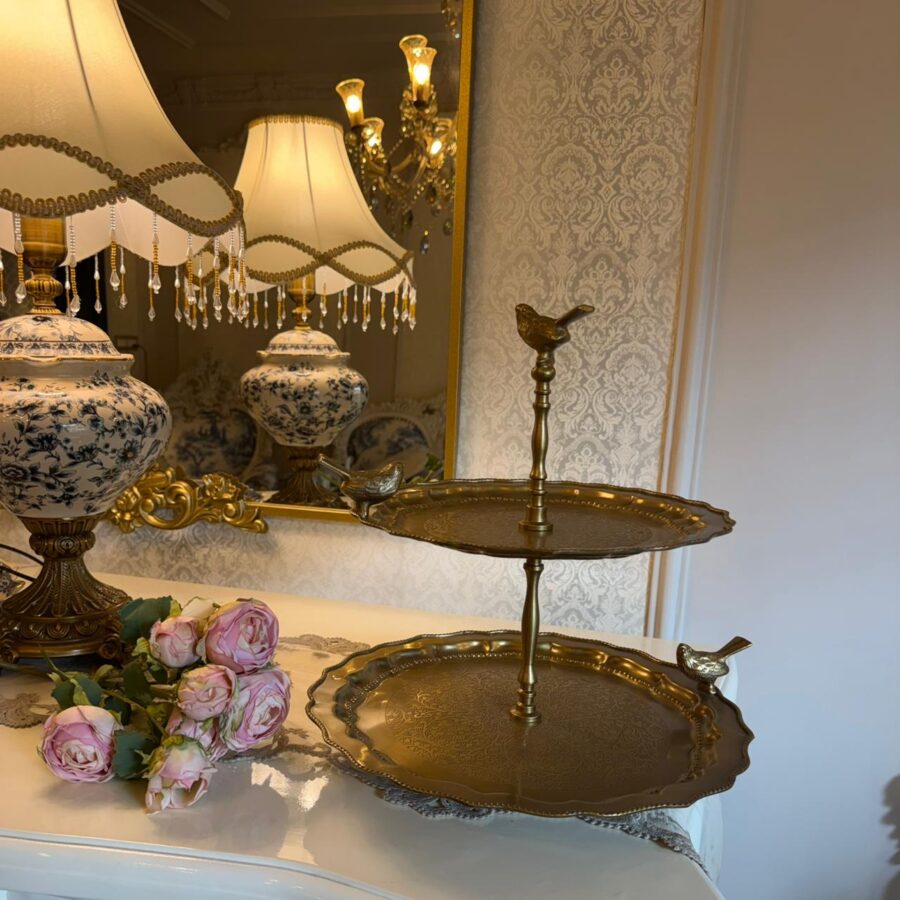 Heritage Bird Two-Tier Stand