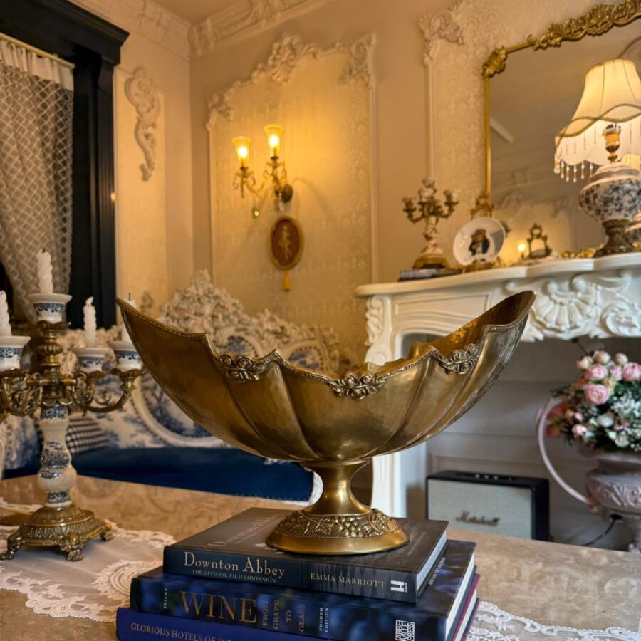 Antique Pedestal Fruit Bowl