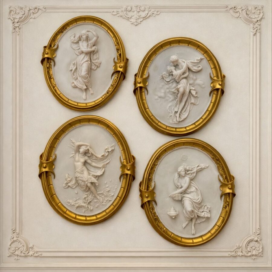 Les Dames Wall Mural Set