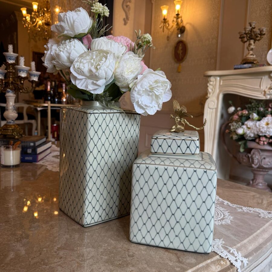 Dragonfly Opulence Decorative Jars Big