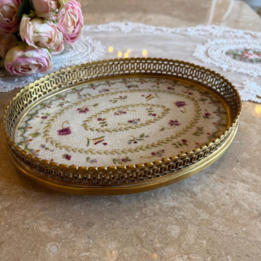 *Le Jardin Doré Serving Tray*