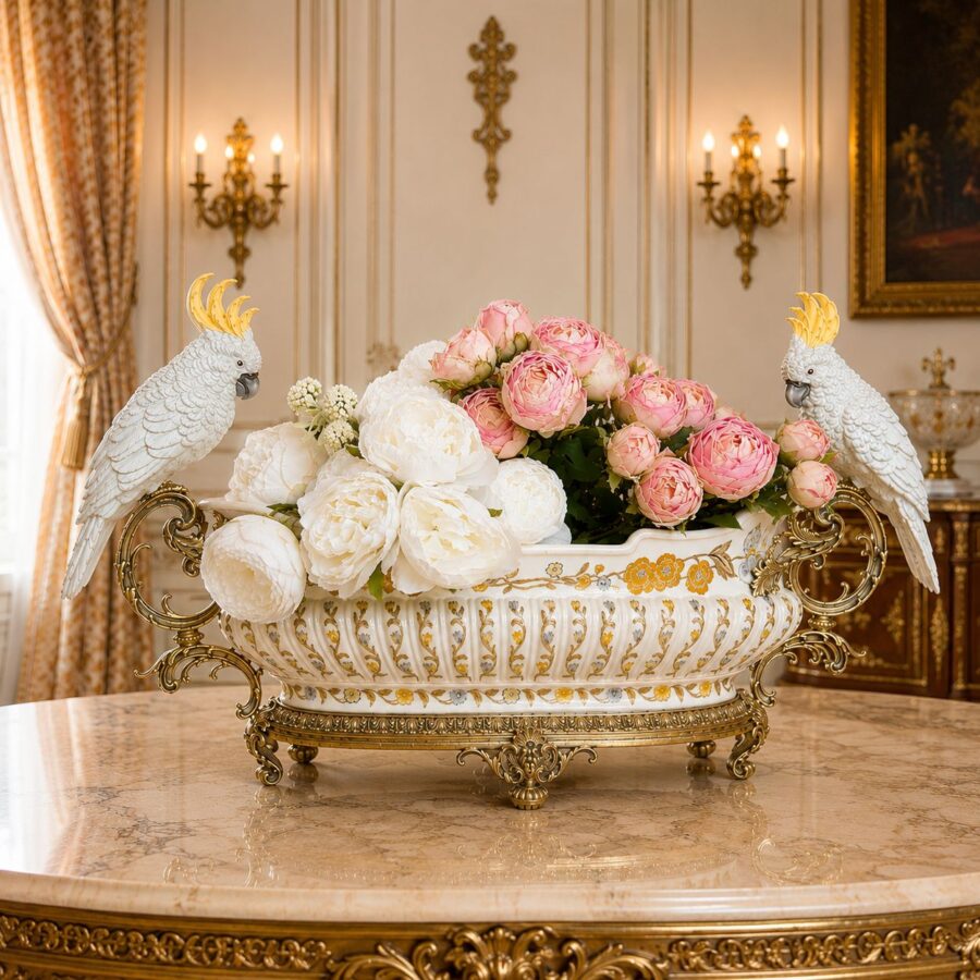 Le Jardin Royale Centerpiece Bowl