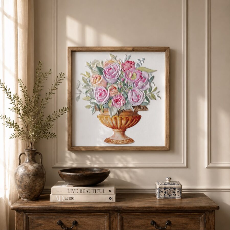 English Garden Bouquet Wall Art