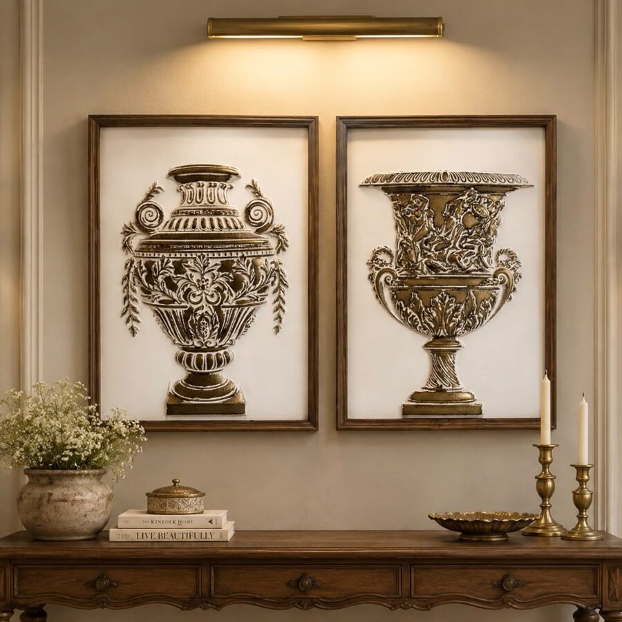 Versailles Urn Wall Art Collection
