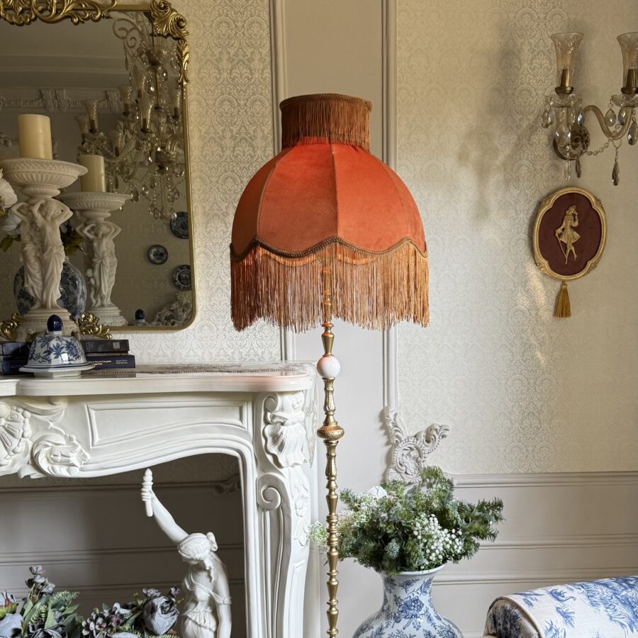 Amber Royale Victorian Floor Lamp