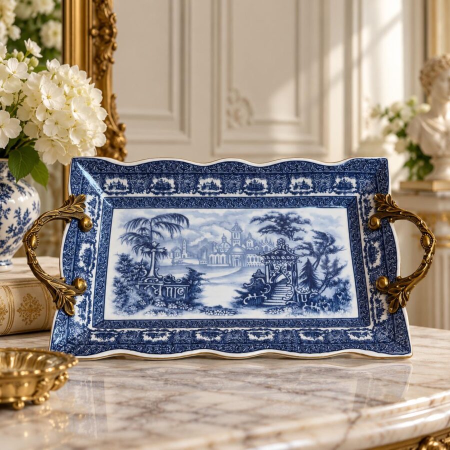 "English Staffordshire Tray"