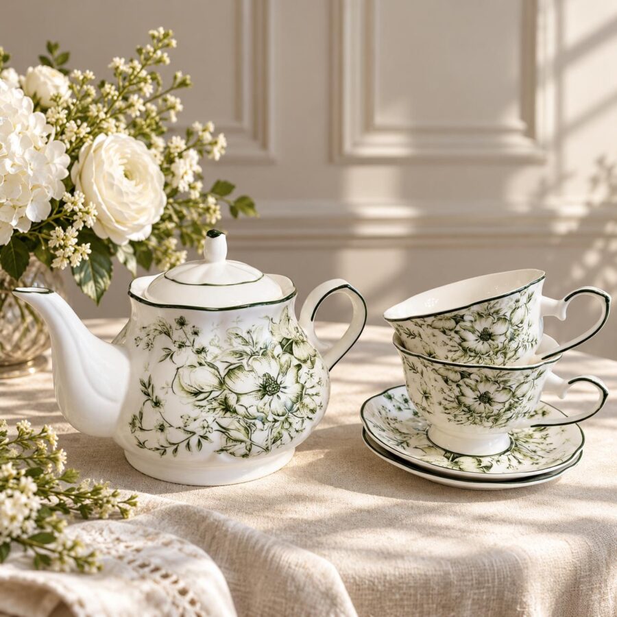 Jardin de Vert Tea Set