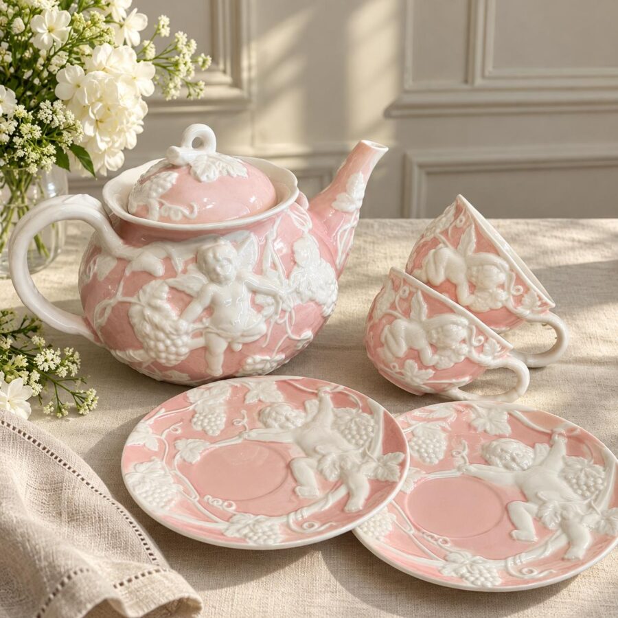 Chérubin Blush Tea Set