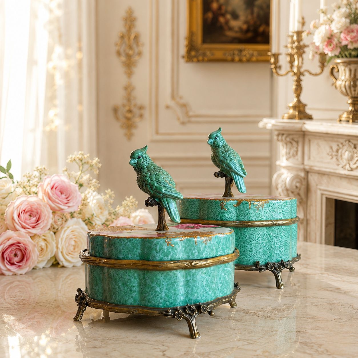 Parrot Garden Treasure Box
