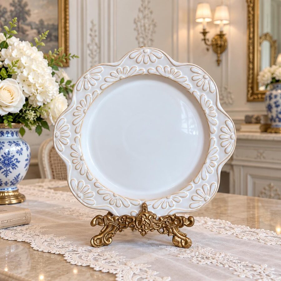 Belle Fleur Ivory 11"plate