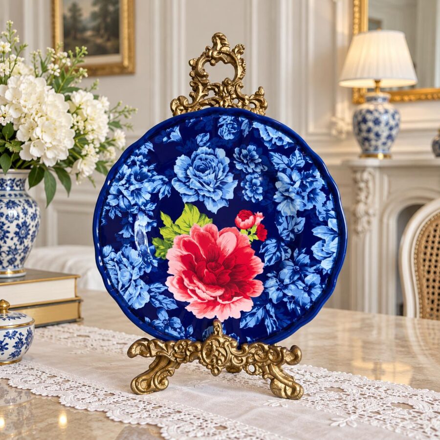 Versailles Rose plate