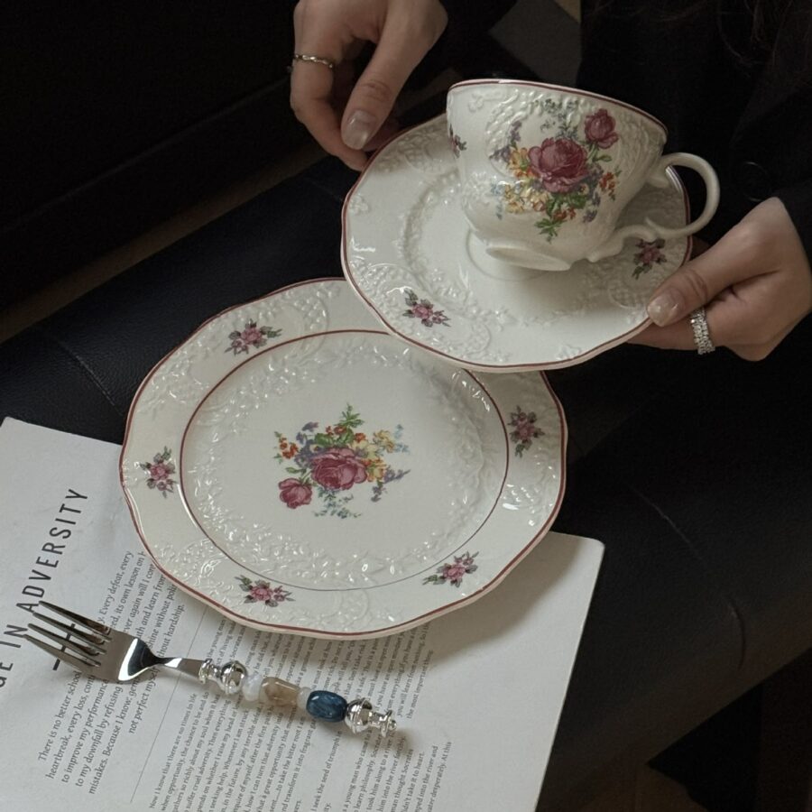 The Rosaline Garden Cup & Saucer