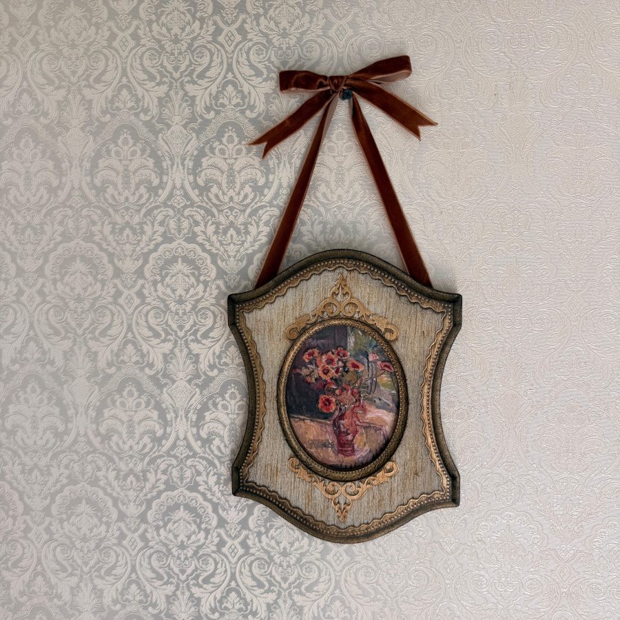 Celeste Ribbon Wall Plaque