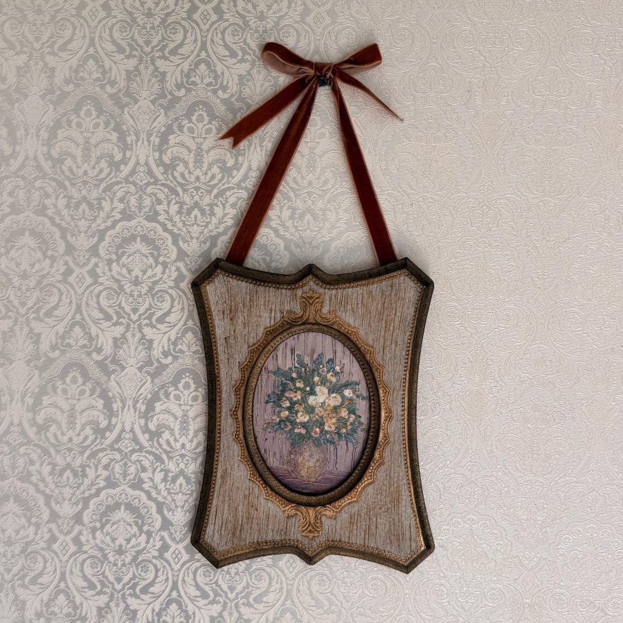 Rococo Ribbon Wall Plaque