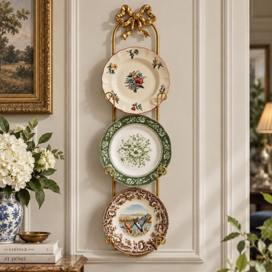 Antique Plate Display Stand