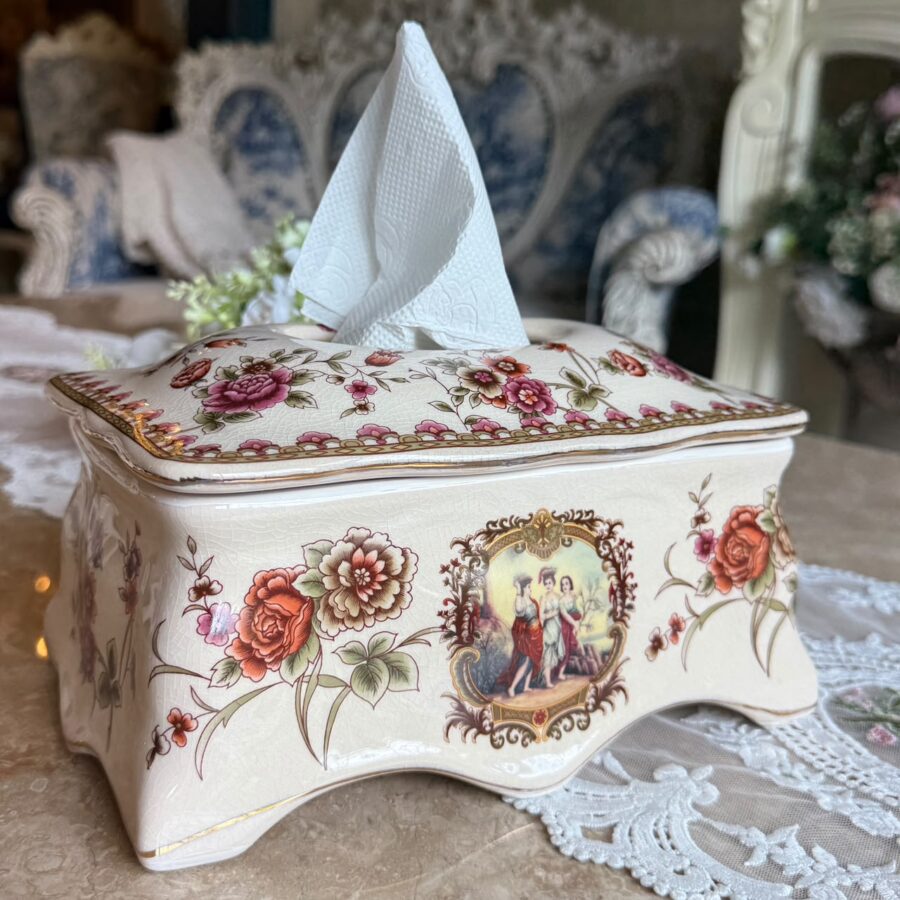 19th-Century Grandeur Tissue Holder