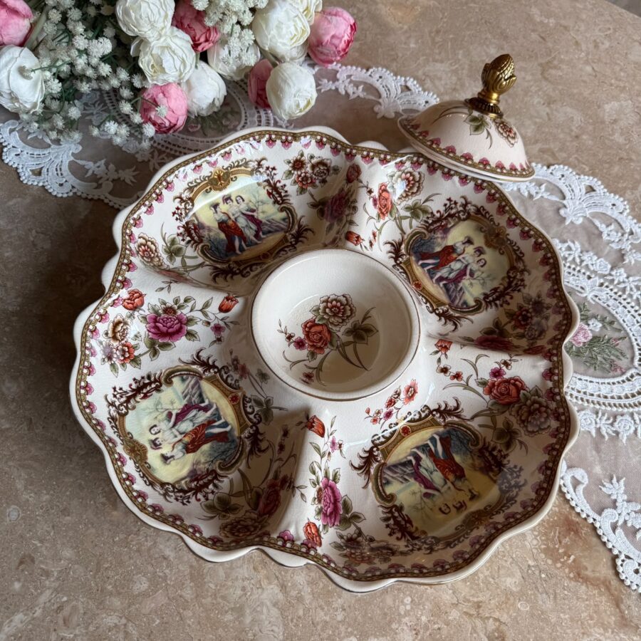 19th-Century Victorian Snack Tray