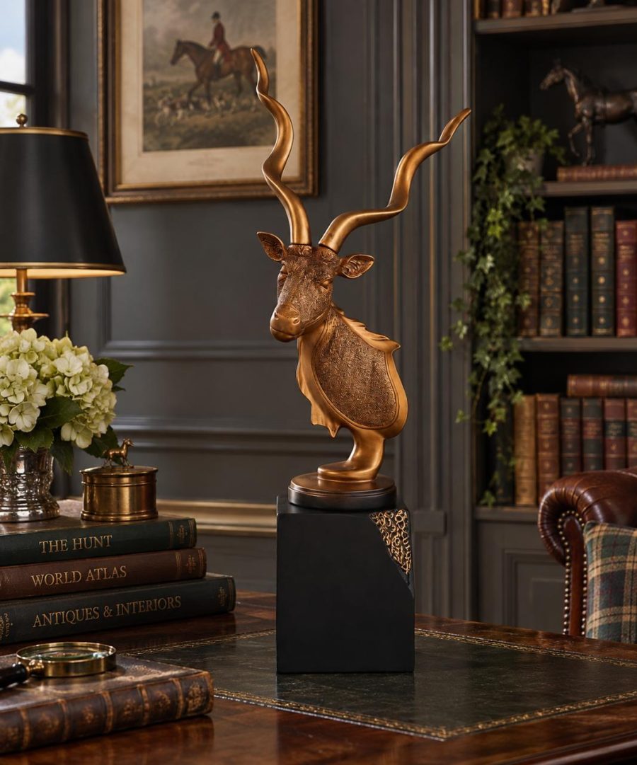 The Antlered Stag Sculpture