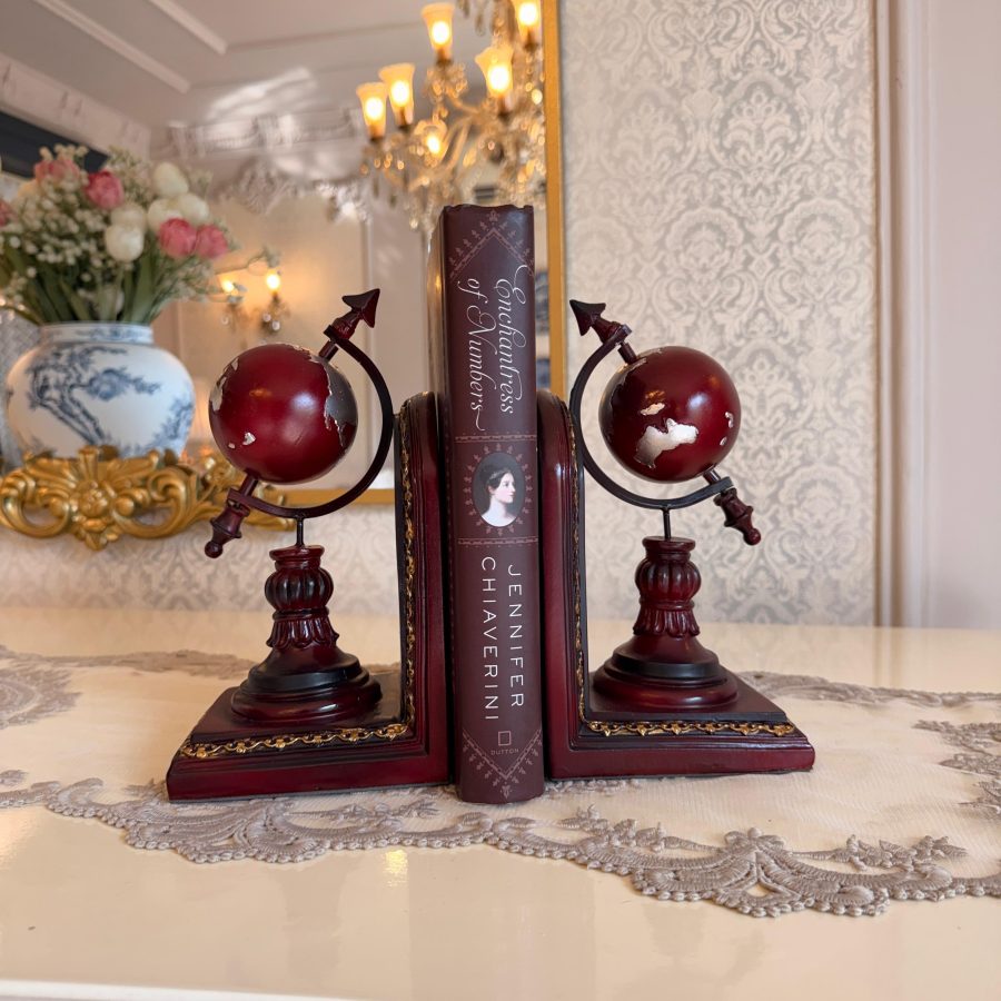 The Rouge Globe Bookends