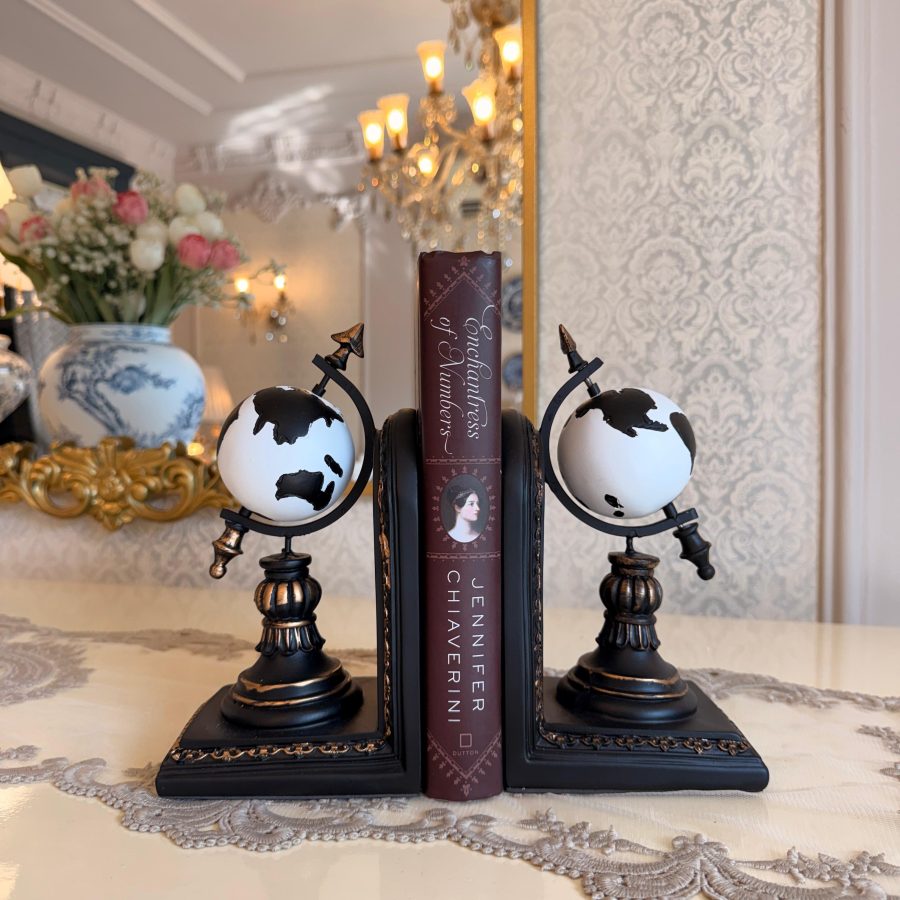 The Explorer Globe Bookends