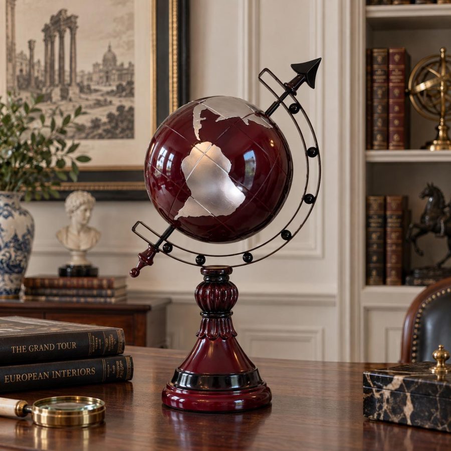 The Crimson Explorer Globe