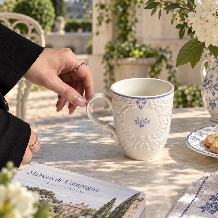 The Rose de Versailles Mug — Blue