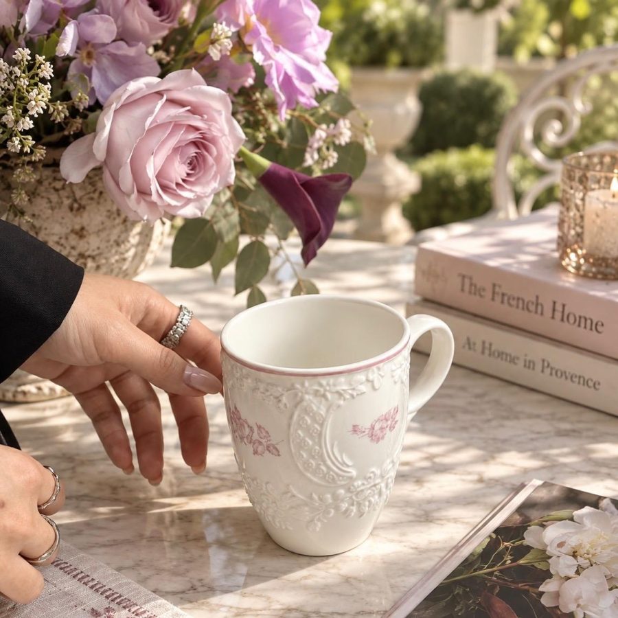 Rose de Versailles Mug — Pink