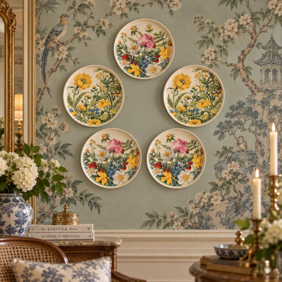 The Fleur de Jardin Plate set